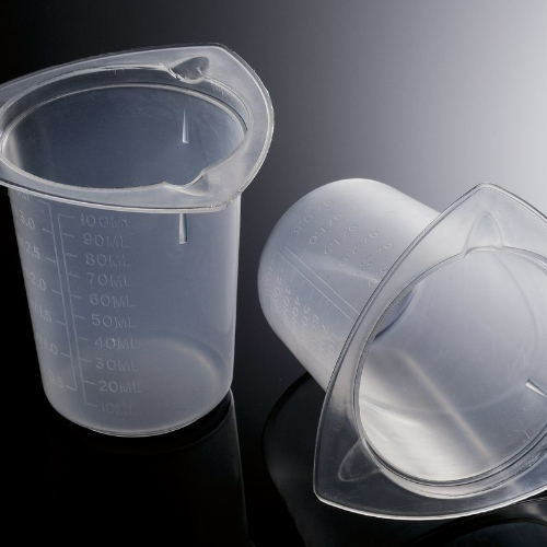 Strong Medical Grade Polypropylene Lab Plastictri-Cornered Beakers 250ml Autoclacable