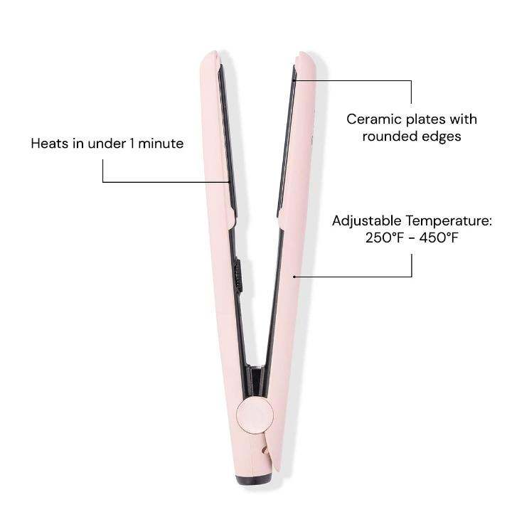 Durable Ceramic Flat Iron Fast Heating Professional Lock in Moisture Hair Straightener
