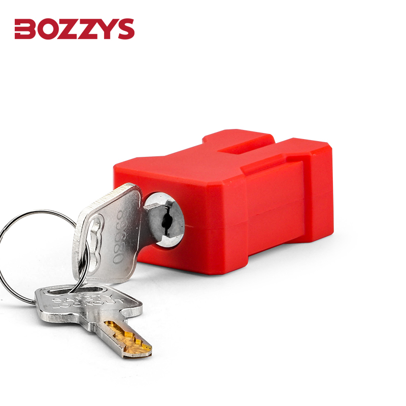 Electrical Plug Blade Lockout Fits 2- and 3-Pin 110-Volt Plugs