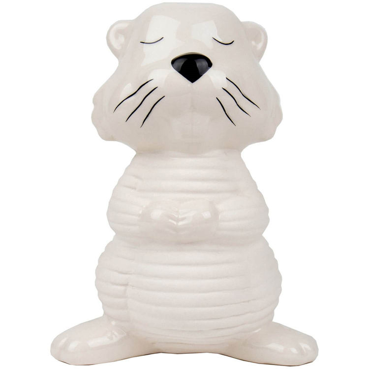 Custom Handmade Decorative Red Pottery Billie Eilish Chia Pet Planter