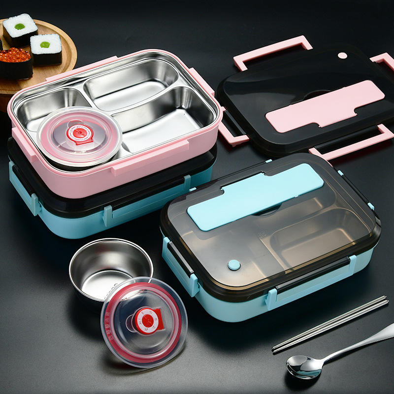 Eco-Friendly Reusable Bento Lunch Box for Kids Meals