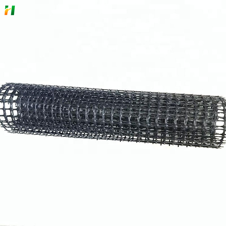 High and Stable Tensile Strength 100-100kn Railway Fiberglass Geogrid
