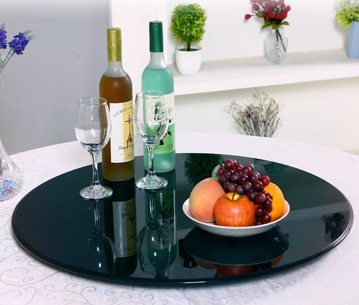 Custom 8mm10mm Transparent Black Transparent Tempered Glass Toughened Black Glass