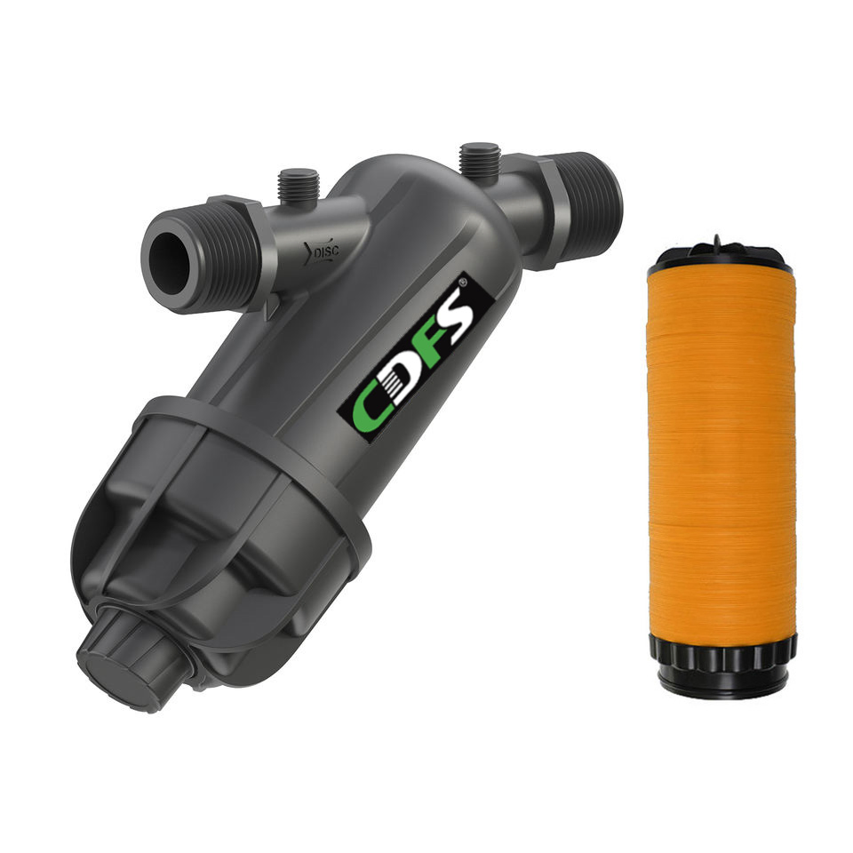 Y Type Irrigation Water Filter 1-1/2" Plastic Cdfs Disc Filter Agriculture for Drip Irrigation System