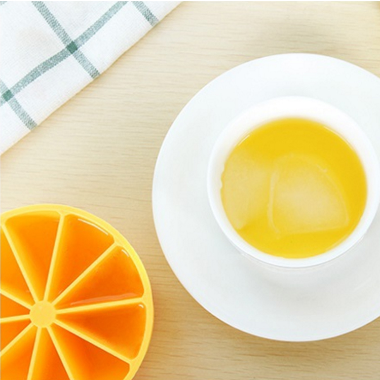 Healthy PP Material Lemon Style Food Contact Grade Ice Cube Tray for Windsor Canadian Woodford Reserve Wright & Greigs