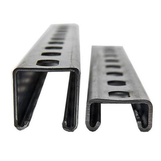 Heavy Duty 41*41 41*21mm Galvanized Slotted C Channel for Solar System