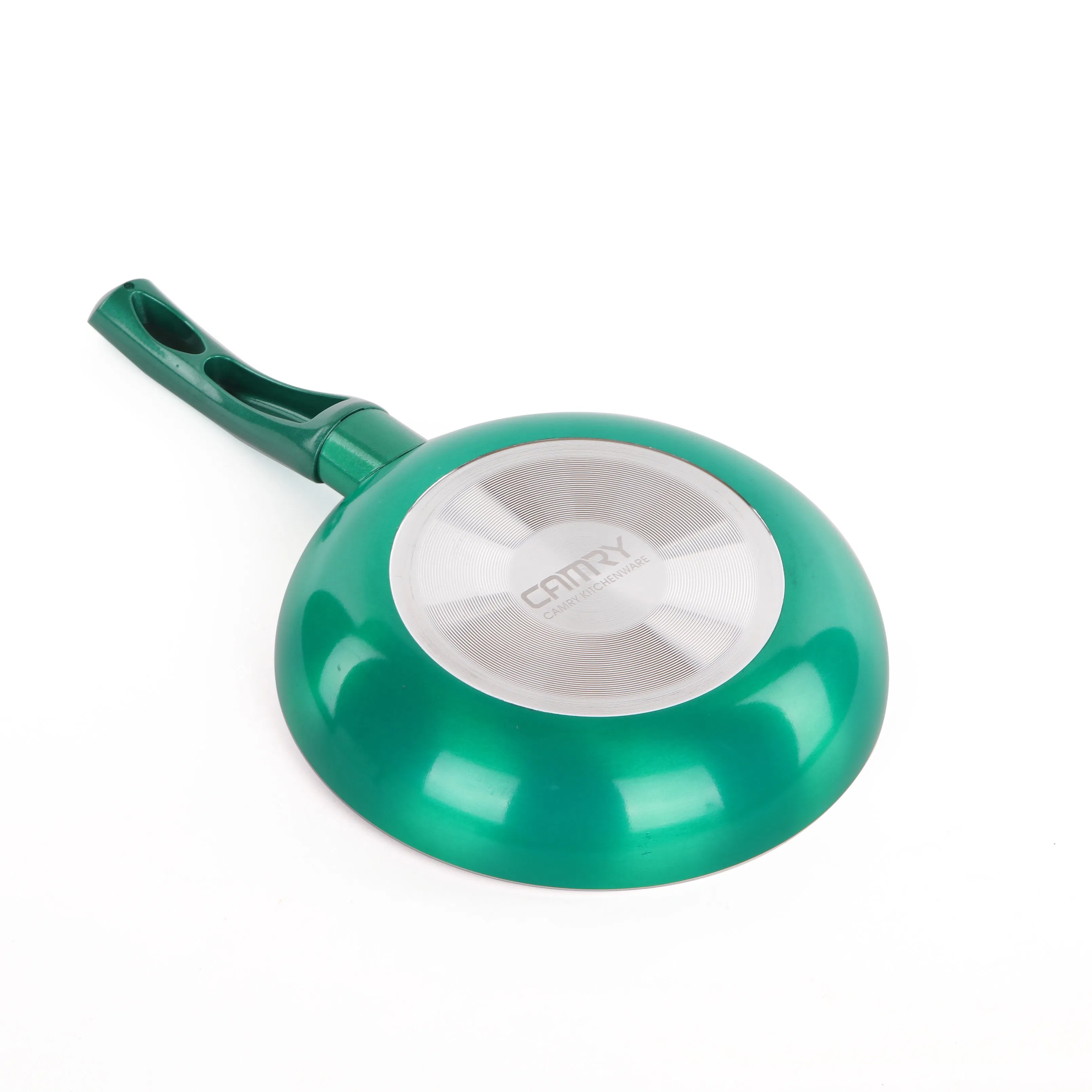 Hot Sale 20-30cm Aluminum Pressed Fry Pan Marble Coating Non-Stick Frying Pan