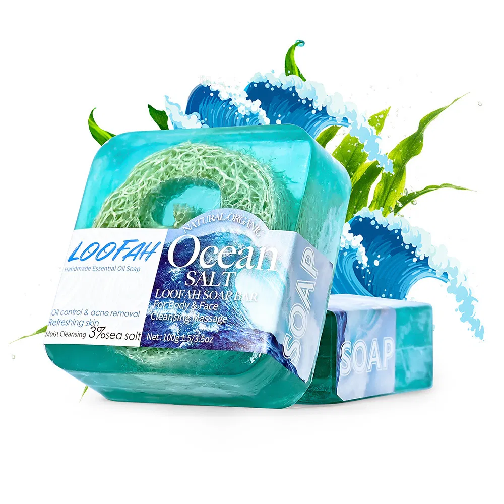 Silky Jasmine Loofah Soap - 100g Custom Bath Soap for Luxurious Care