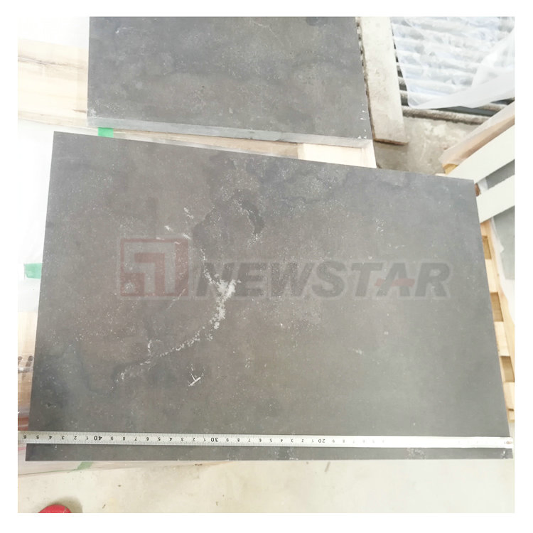 Natural Stone Blue Limestone French Pattern Black Marble Flamed Limestone Bluestone Black Stone Paver