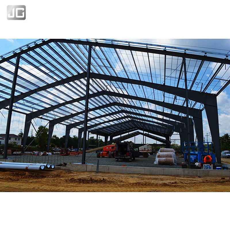 Prefabricated Steel Frame Structure Prefab Storage Garage Metal Buildings Construction Warehouse for Customized