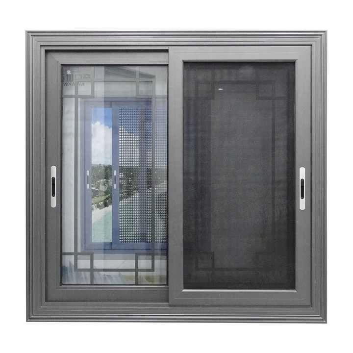 Wholesale High Quality UPVC PVC Aluminium Invisible Screen Sliding Casement Window
