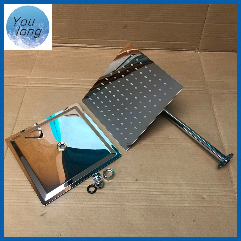 15cm 20cm 25cm 30cm Square Stainless Steel Thin Shower Head Shower with Shower Arm
