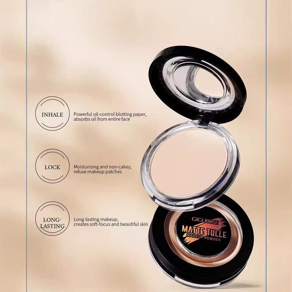 Clear Matte Tulle Makeup Powder for Flawless Skin