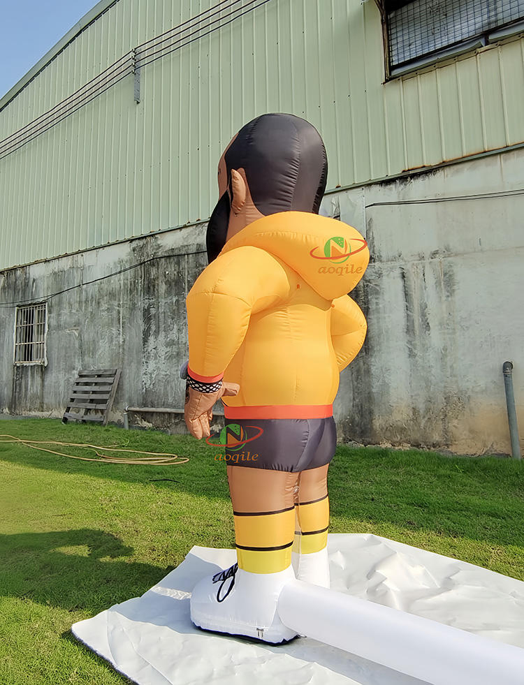 Inflatable Basketball Star Character Design Cartoon Inflatable Character Advertising Mode