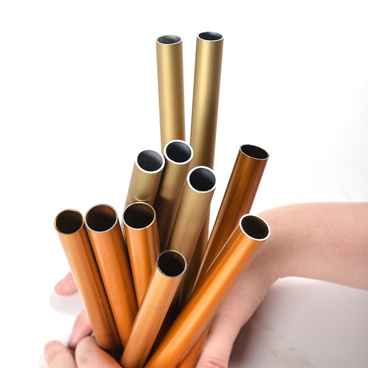 Curtain Wall Metal Structure Anodized Aluminum Round Pipe Tube 6063