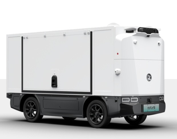 Versatile Customized Ugv Mobile Robot Cargo Van Driverless Delivery Vehicle with Unmanned Driving and Autonomous Features for Urban Transport