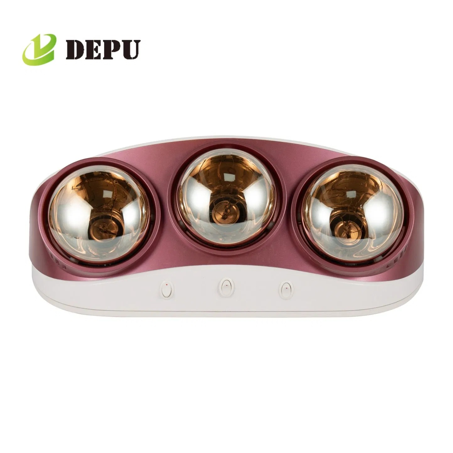 Stylish Three Bulb Fast Heating Energy Efficient Safe Electric Bathroom Heater