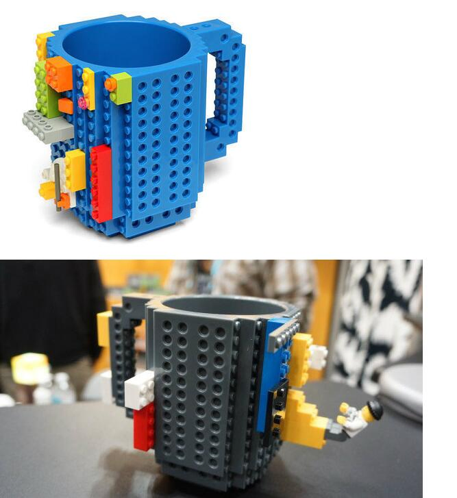 Whosale Fashion Creative Ceramic Building Blocks Mug Cup
