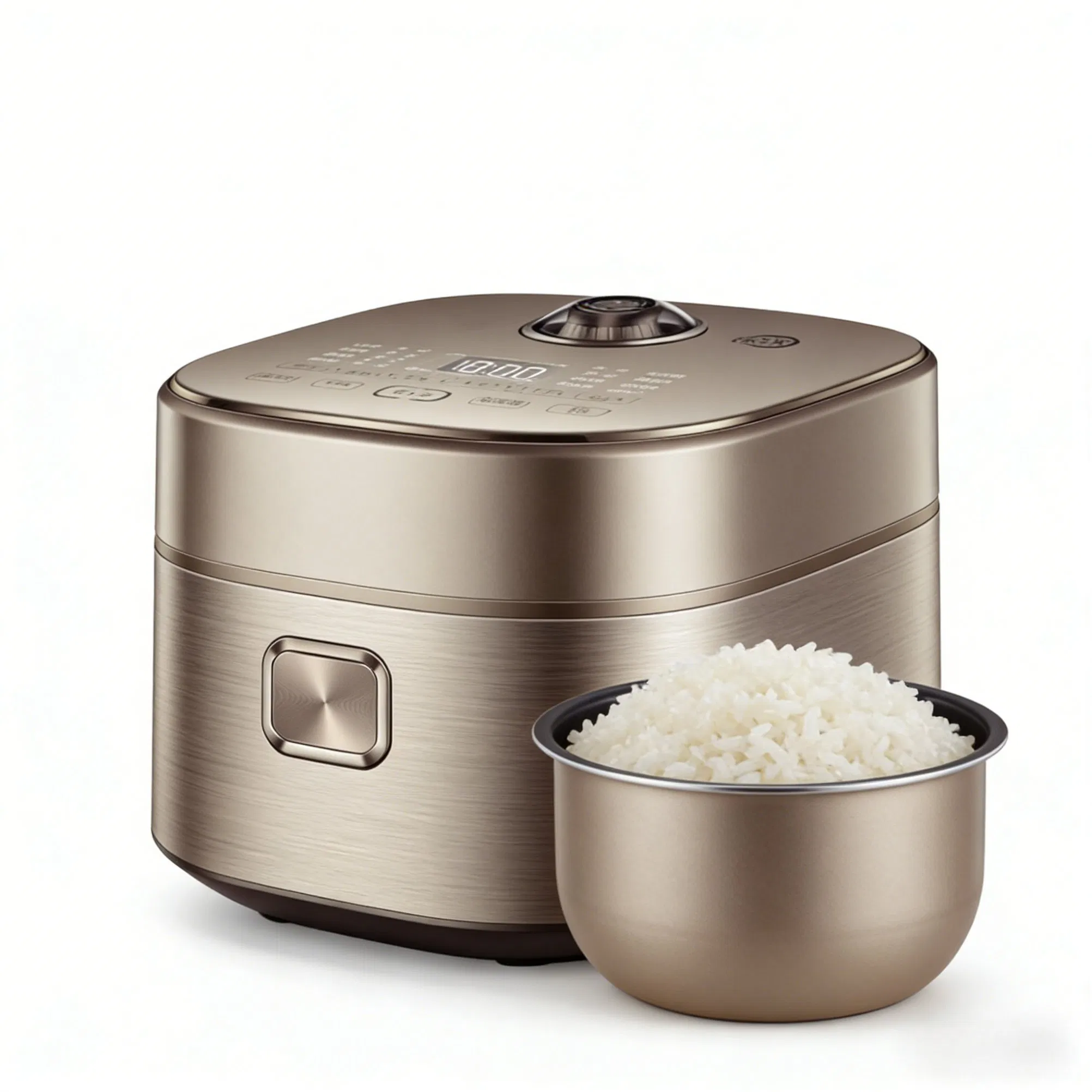 Premium Household Cooking Appliance with Far-Infrared Penetration Technology 1300W Ih Heating System Lid Digital Touch Control IMD Panel Rice Cooker