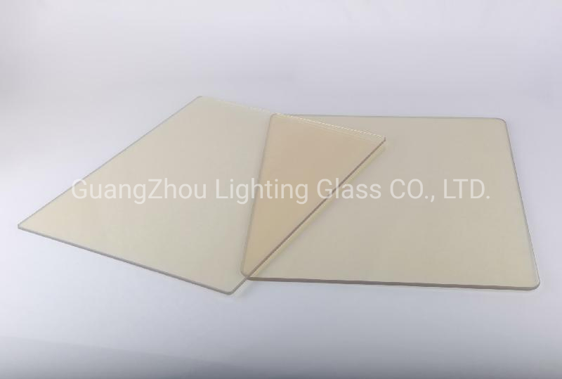Schott Transparent Microcrystalline Glass, Tawny Color, Resistant to 800 º C High Temperature, and Capable of Irregular Processing, Grinding, and Drilling