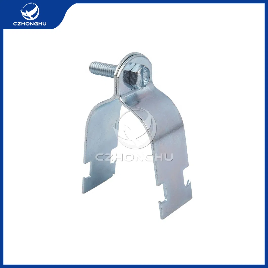 Хомут U-образный стальной оцинкованный для труб и кабелей