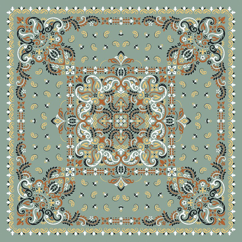 Плитка Art Deco с веерным узором для пола и стен