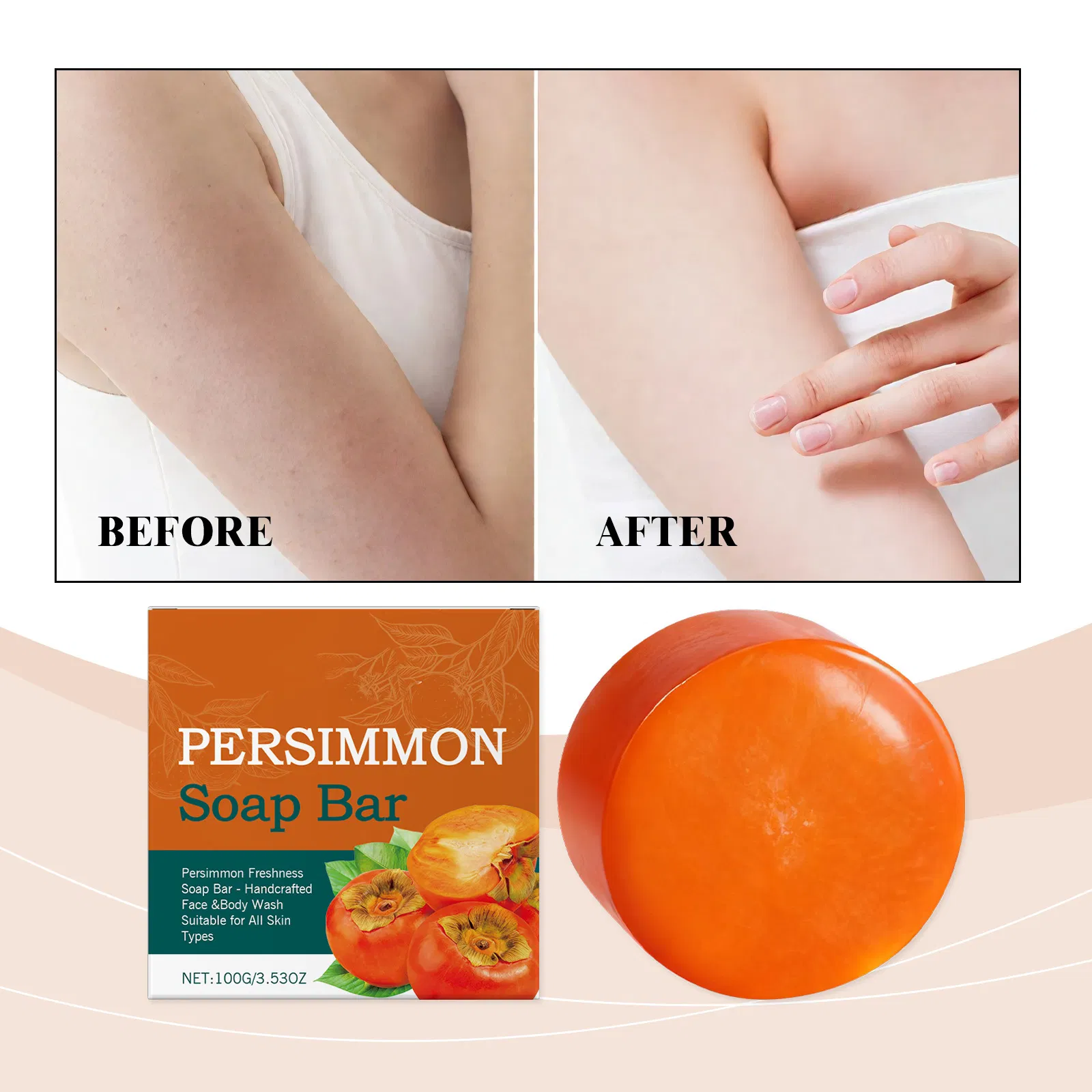 Citric Acid Turmeric Kojic Acid Anti-Acne Facial Soap Whitening Bar Soap with Herbal Ingredients Soap for Skincare