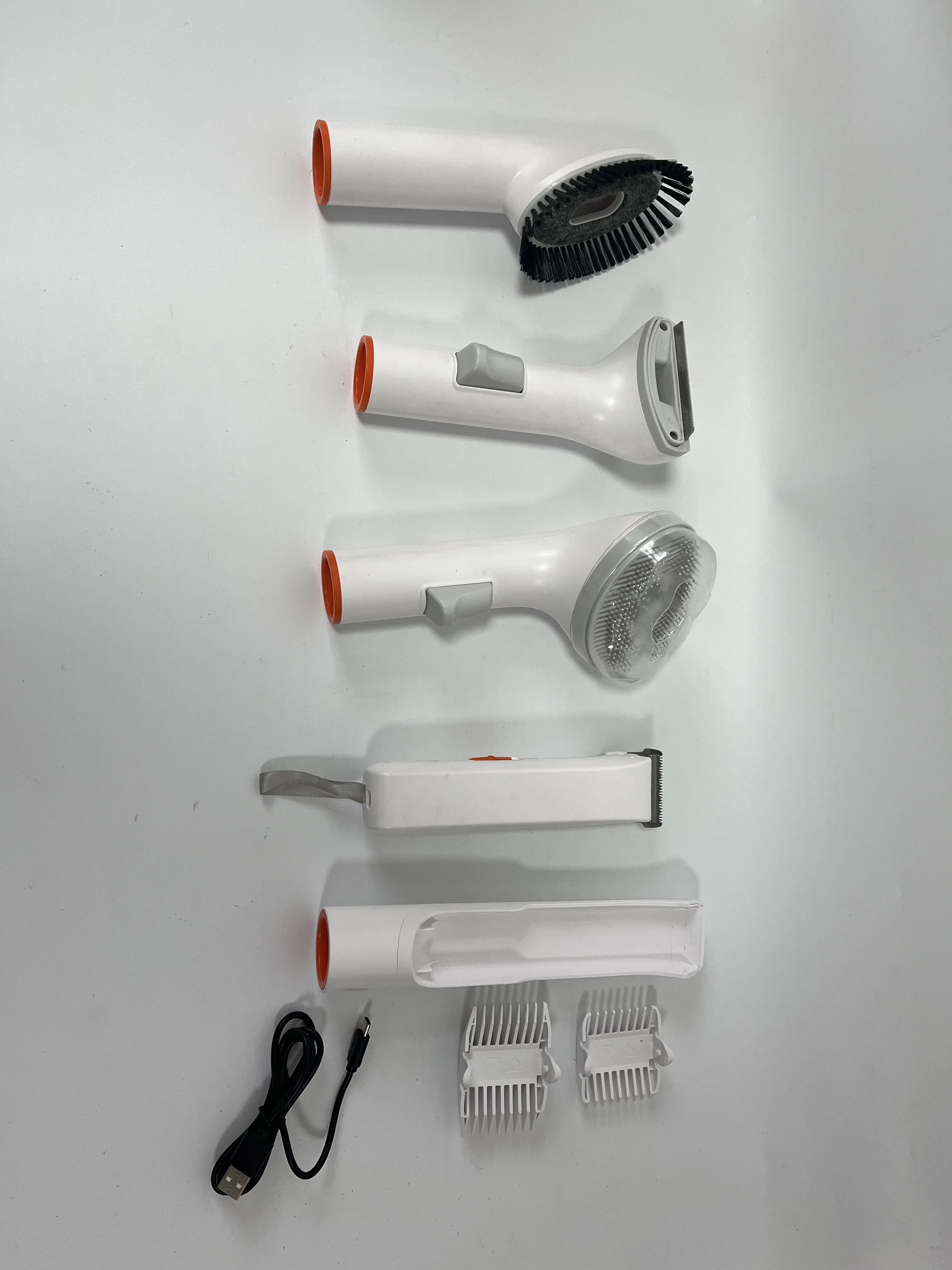 Pet Vacuum Brush Cleans While Brushing Custom OEM Grooming Kit