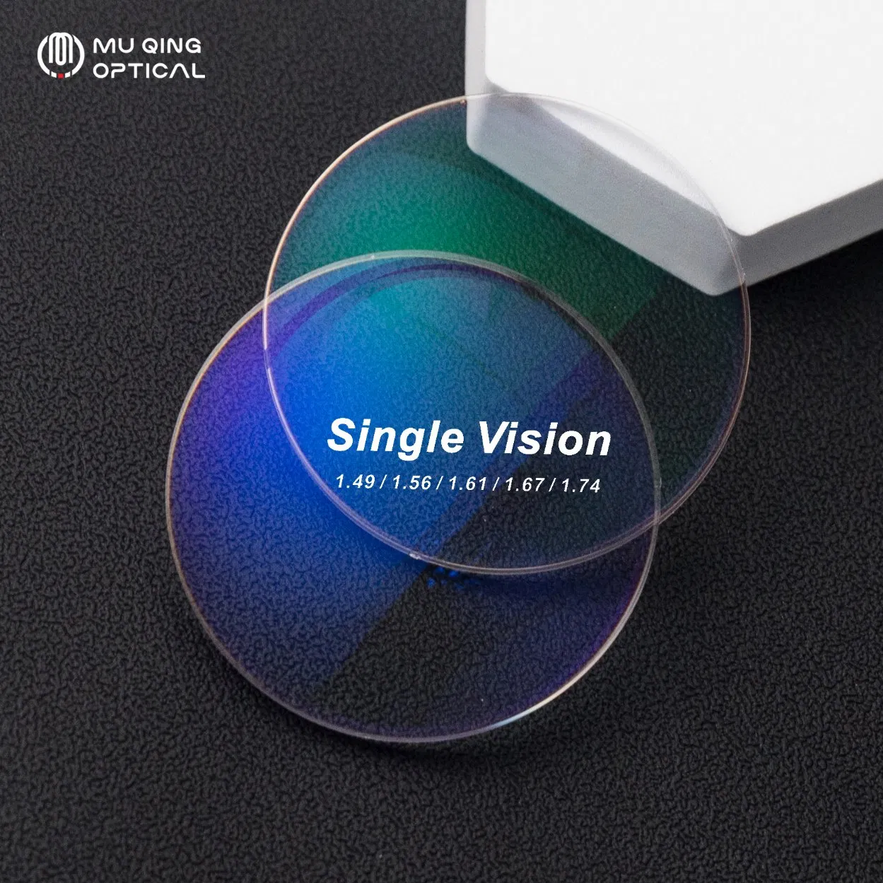 1.67 1.74 Aspheric Blue Cut Resin Lenses Wholesale with Ultra Light Myopia Lenses