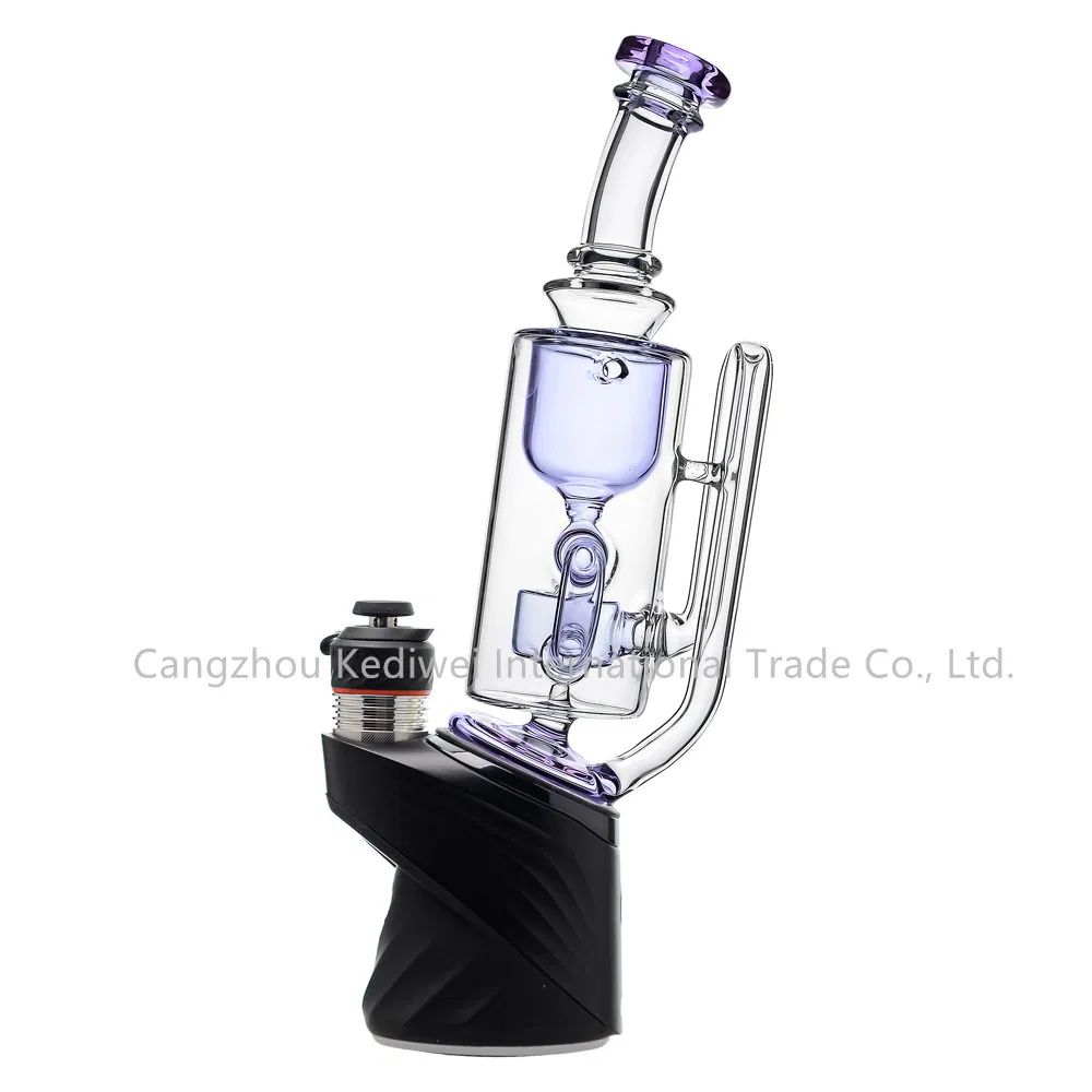 Klein Design Glass Water Pipe Smoking Attachment for Puffco Peak PRO