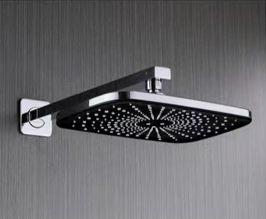 Bathroom Plumbing Bath and Shower Concealed Shower Set Square Rainfull Shower Head and Hand Shower One Spout Shower Mixer Three Ways Multifunction Wall Mounted