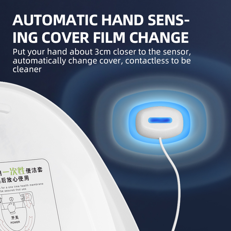 High Quality Heated Electric Automatic Easy to Install Smart Toilet Seat with Soft Close Cover