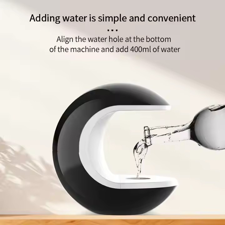 Cool Mist Water Quiet Floating Water Anti Gravity Water Drop Humidifier Illusion Humidifiers