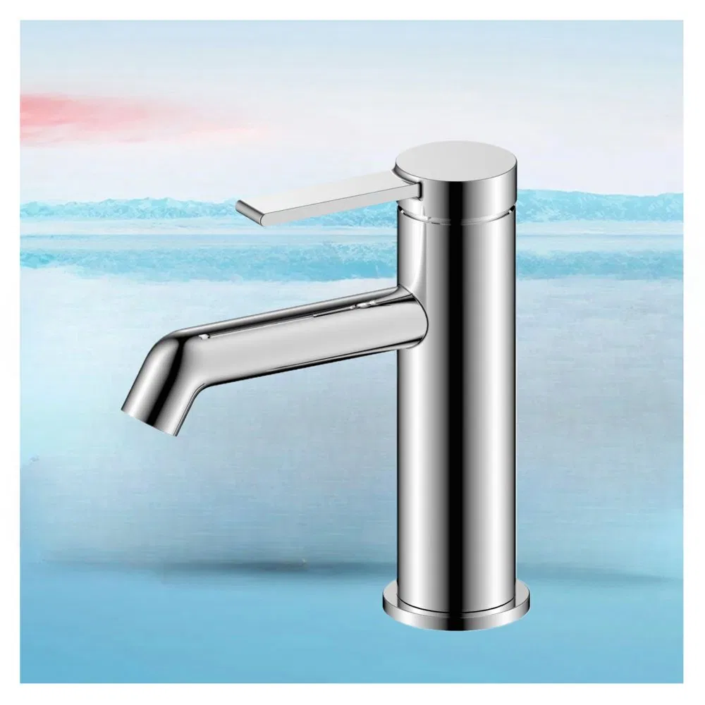Factory Price Wash Basin Water Tap, Water Saving Faucet Ceramic Cartridge, Chromed Brass Basin Faucet for Sale