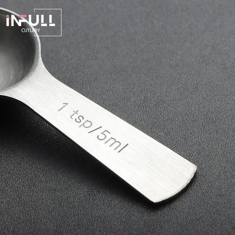 Amazon Price 5ml Stainless Steel Kitchenware Tools Measuring Spoon Sturdy