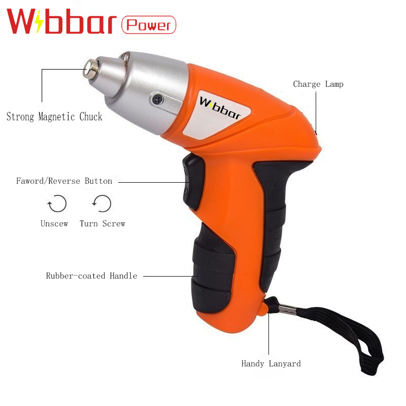 Portable Multi Functional Screwdriver, Cordless Drill