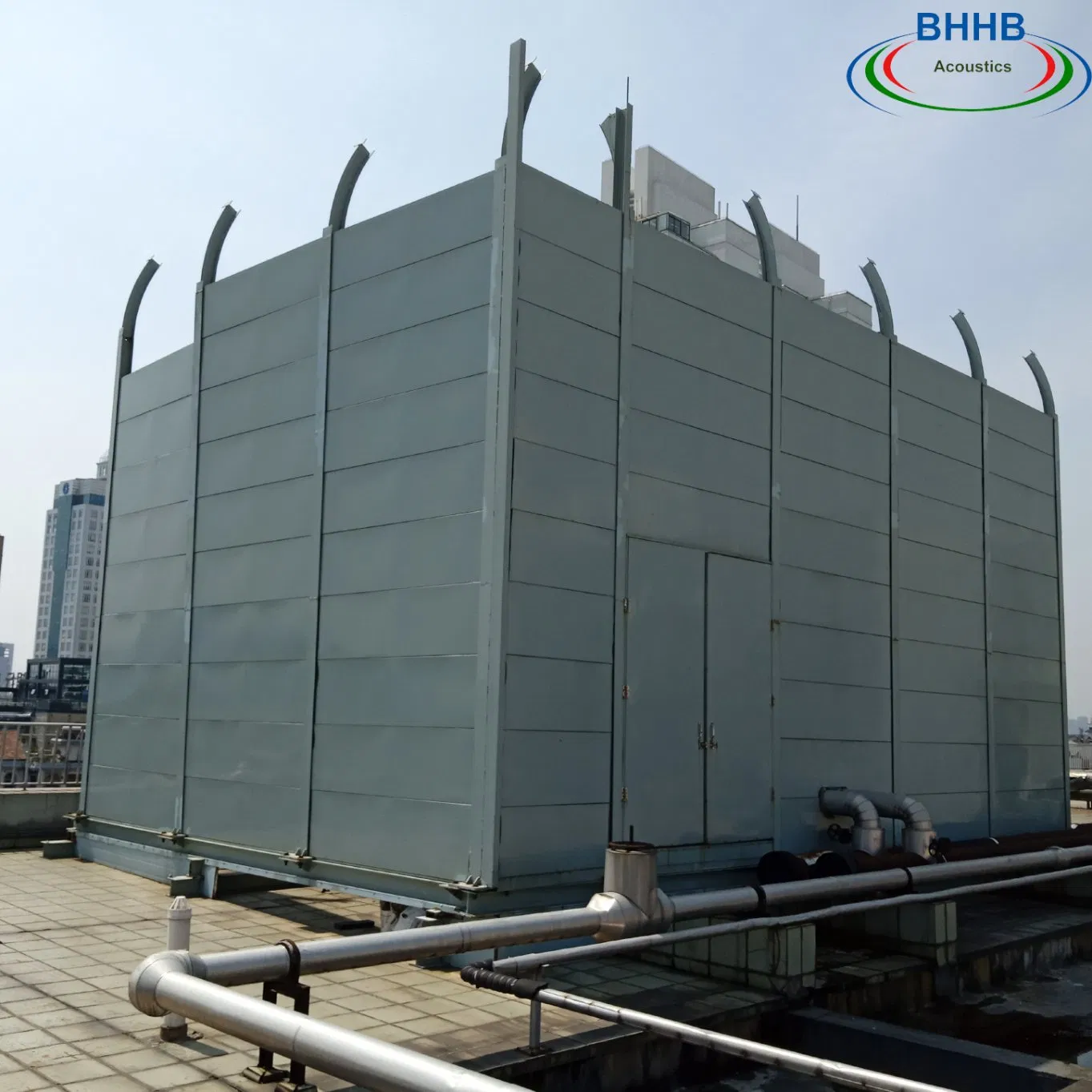 Roof High-Noise Equipment Sound Insulation Device - Sound Barrier