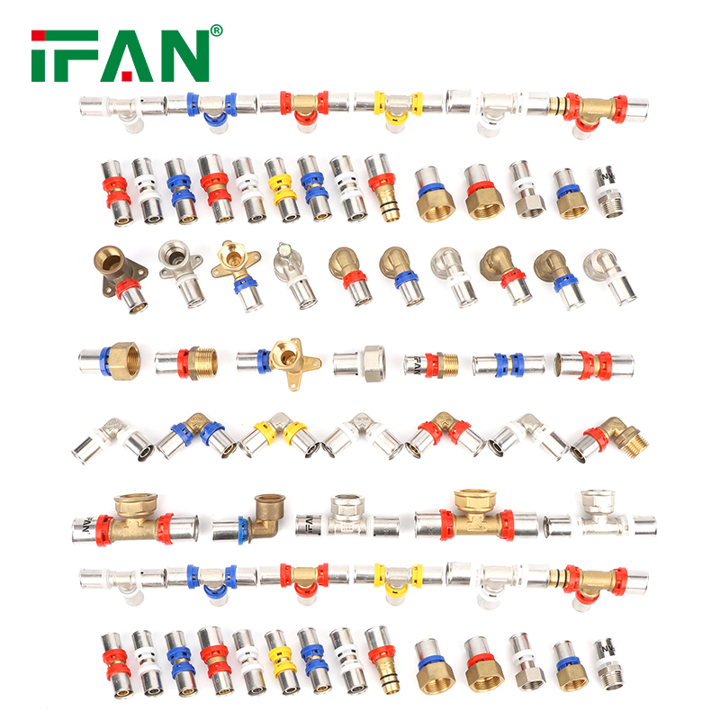 Ifan Connector Raccord Multicouche Plomberie Press Fittings Nipple 16-32mm Pex Press Fittings