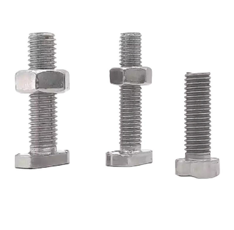 China Bolt Manufacturing Stainless Steel Nut Bolt M18 Square Head Hammer Head Bolt T Bolt
