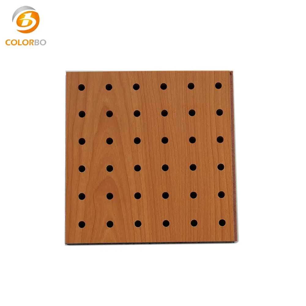 Wall and Ceiling Sound Absorbing Decor Wooden Acoustic Panel