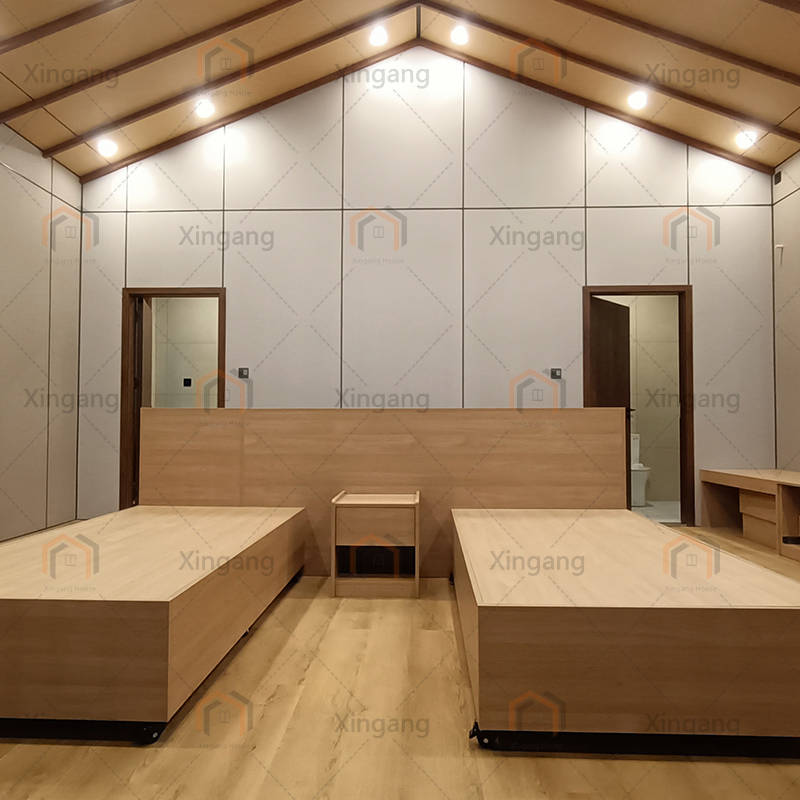 Micro Family Garden Office Flat Packaging Micro Prefabricated House Prefabricated House Luxury Light Steel Frame Modular Light Steel House