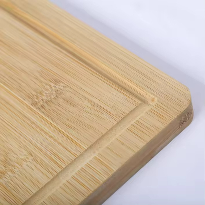Custom Double Sided Bamboo Wood Kitchen Cutting Chopping Board for Fruits & Vegetables