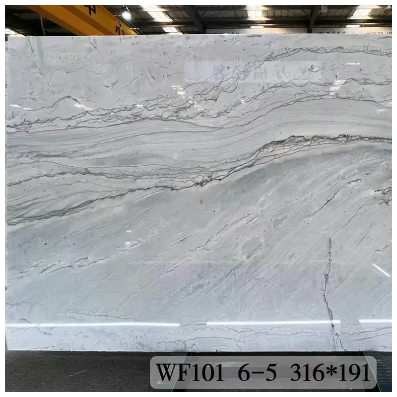 Brazilian Exotic Maldives Quartzite Polished Slabs for Countertops and Wall Tiles