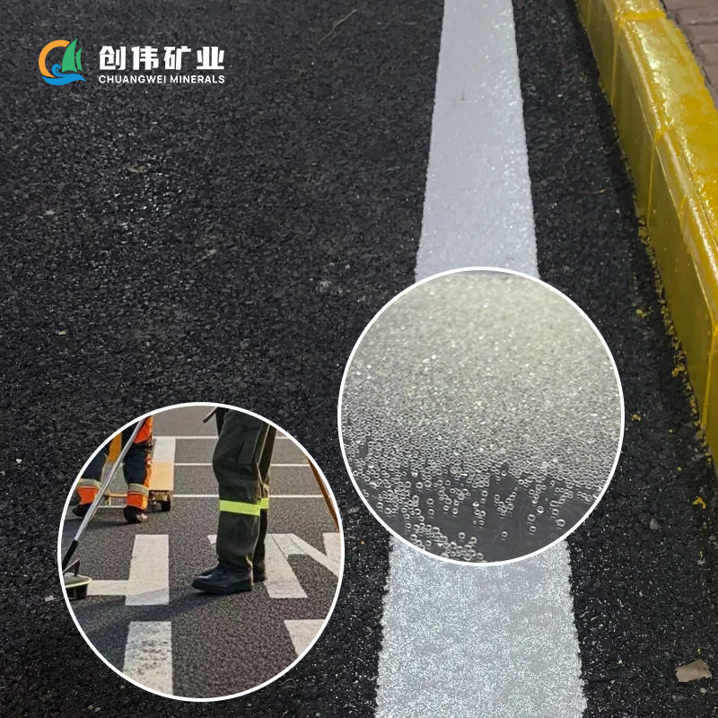 Uniform Size Solid Glass Beads for Road Marking Paint and Artistic Decoration 2mm Glass Beads