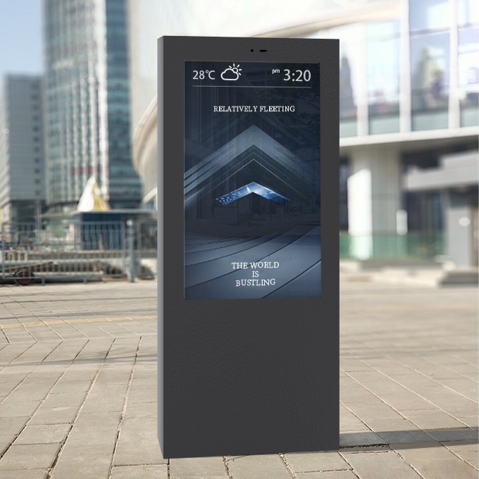 75inch High Brightness Waterproof IP65 Monitor Outdoor Advertising Digital Signage Kiosk LCD Display Screens