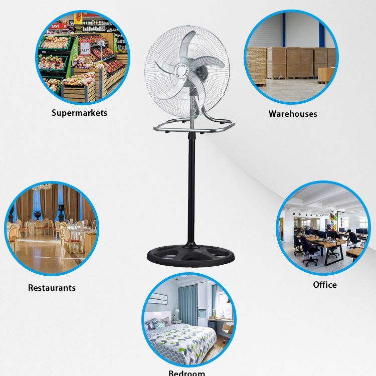 18 Inch Electrical Stand Fan Pedestal Fan Ventilador De Pie Para Casa Y Uso Comercial 3 in 1 Industrial Fan