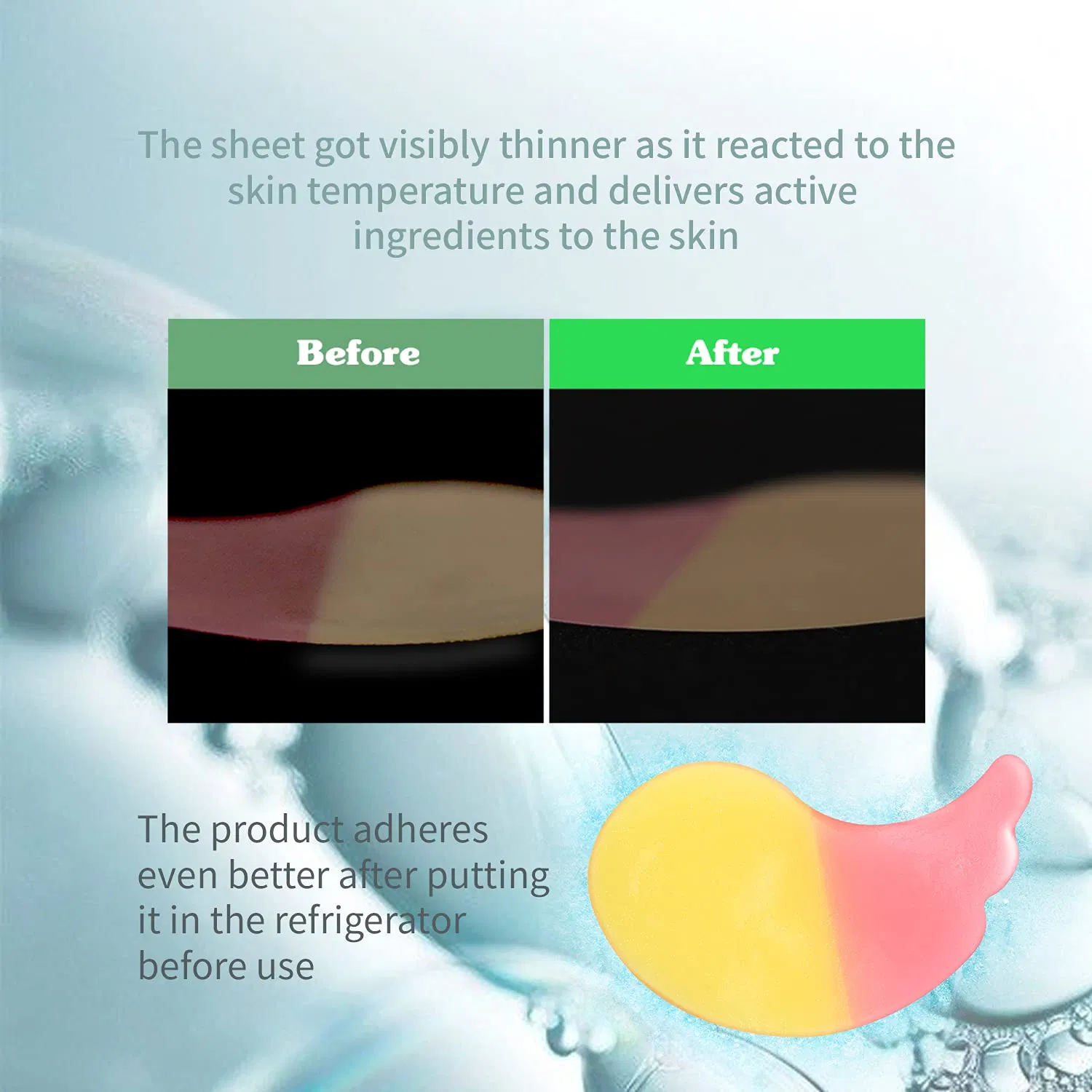 Hyaluronic Acid Anti-Aging Under Eye Mask Under Eye Gel Pads for Dark Circles