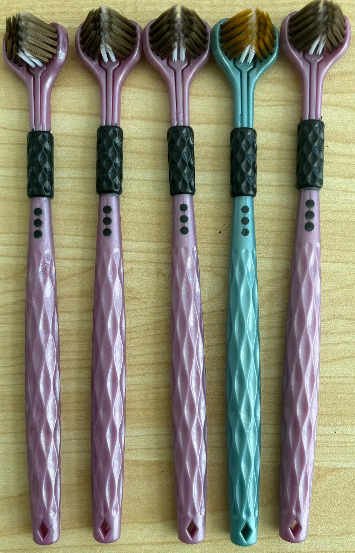 3-Sided Soft Bristle Toothbrush Adult and Children Home Use Triple Cleaning Power Toothbrush