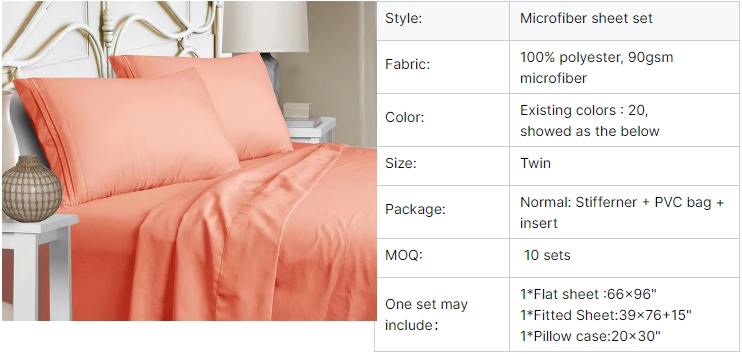 Factory 1cm Stripes Dyed Fabric for Bedsheet Sets 100% Polyester Microfiber Fabric Hot Sales