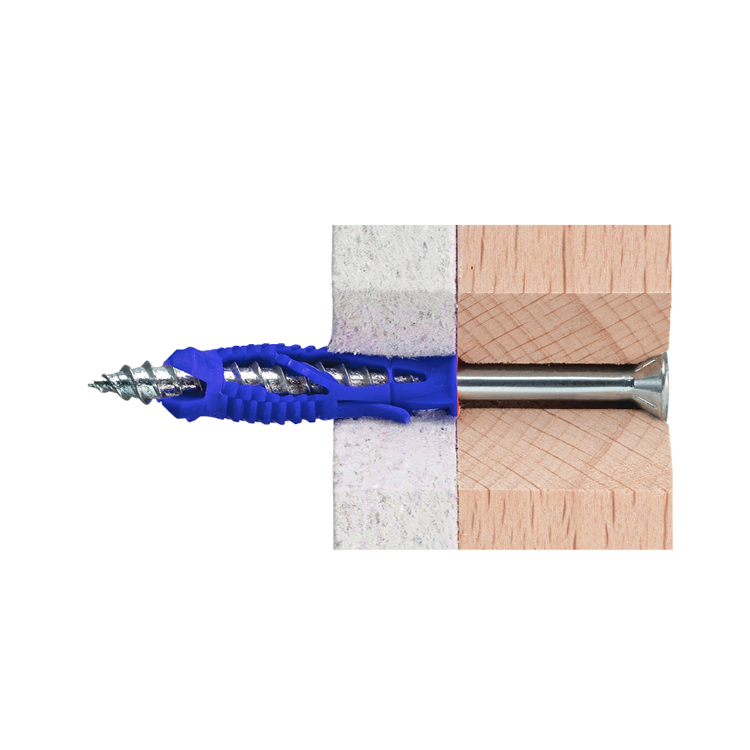 Wall Plug Plastic Expansion Anchor Nylon Nail Anchor